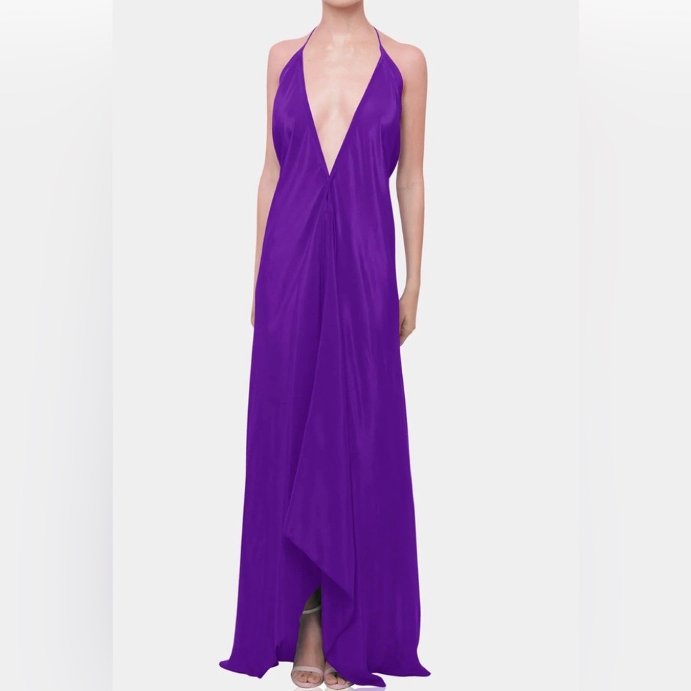 Shahida Parides Dress One Size Purple 3 Three Way Dress Kaftan Maxi $419